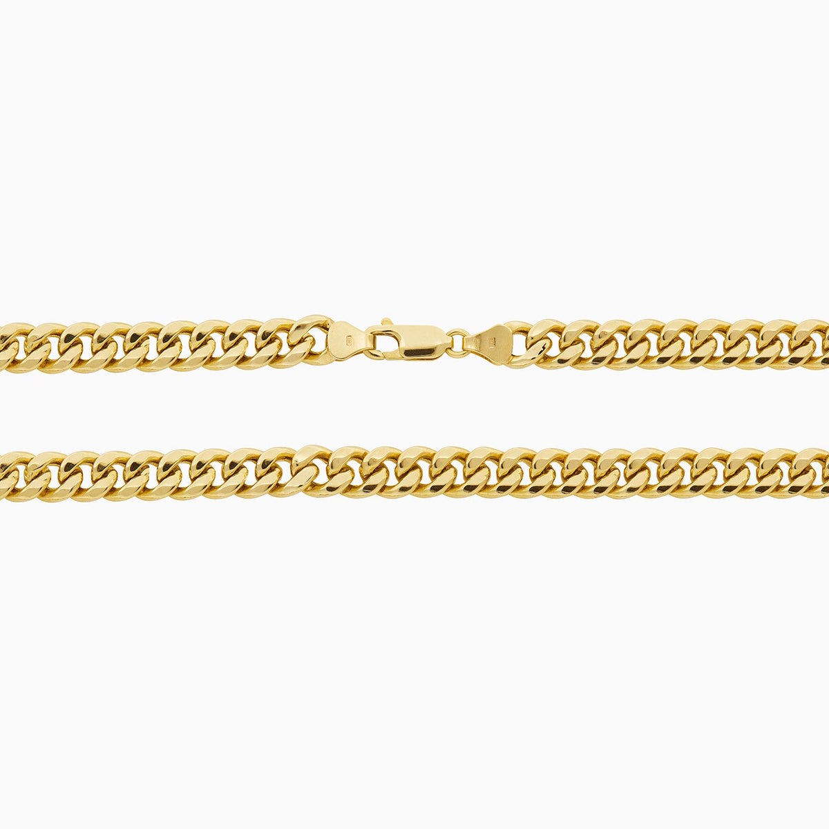 Cadena de Oro 14k Tejido Barbada + Estuche