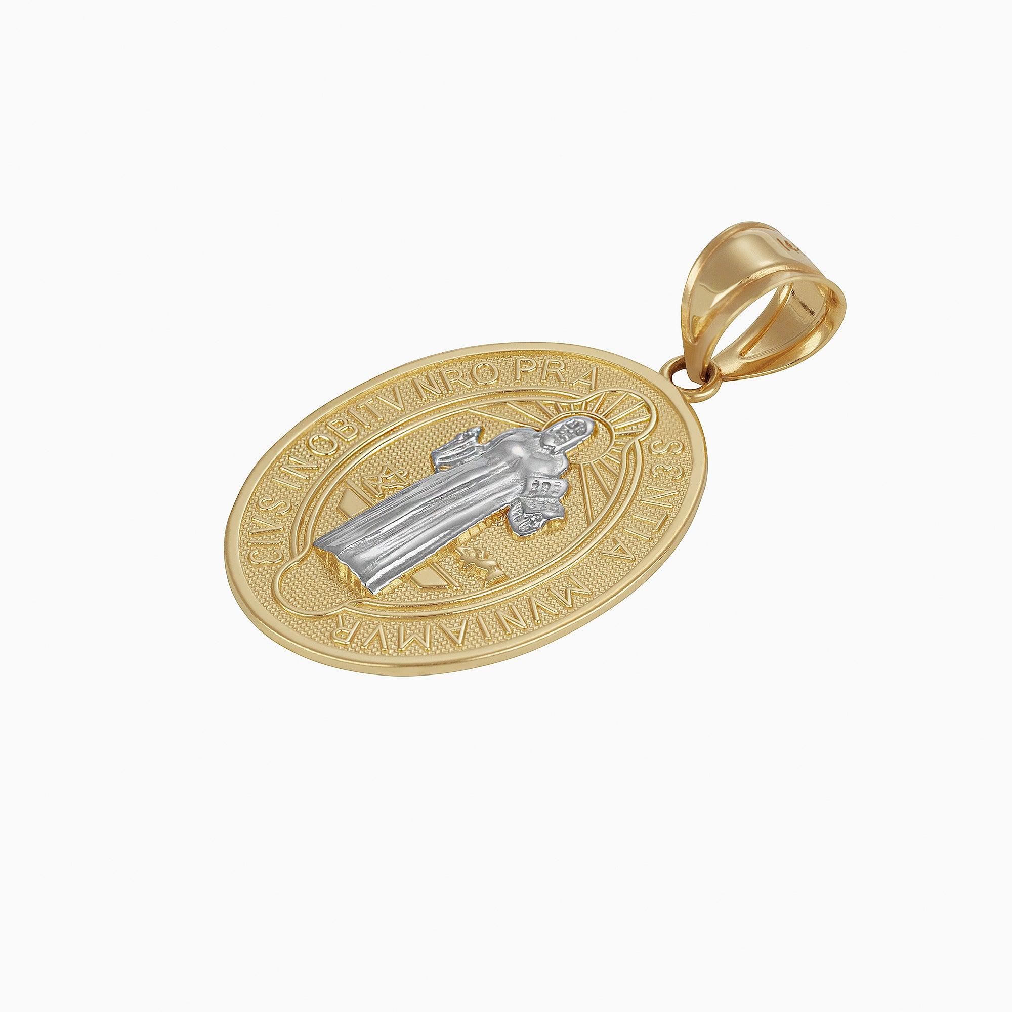 Dije San Benito Oro Amarillo 14k