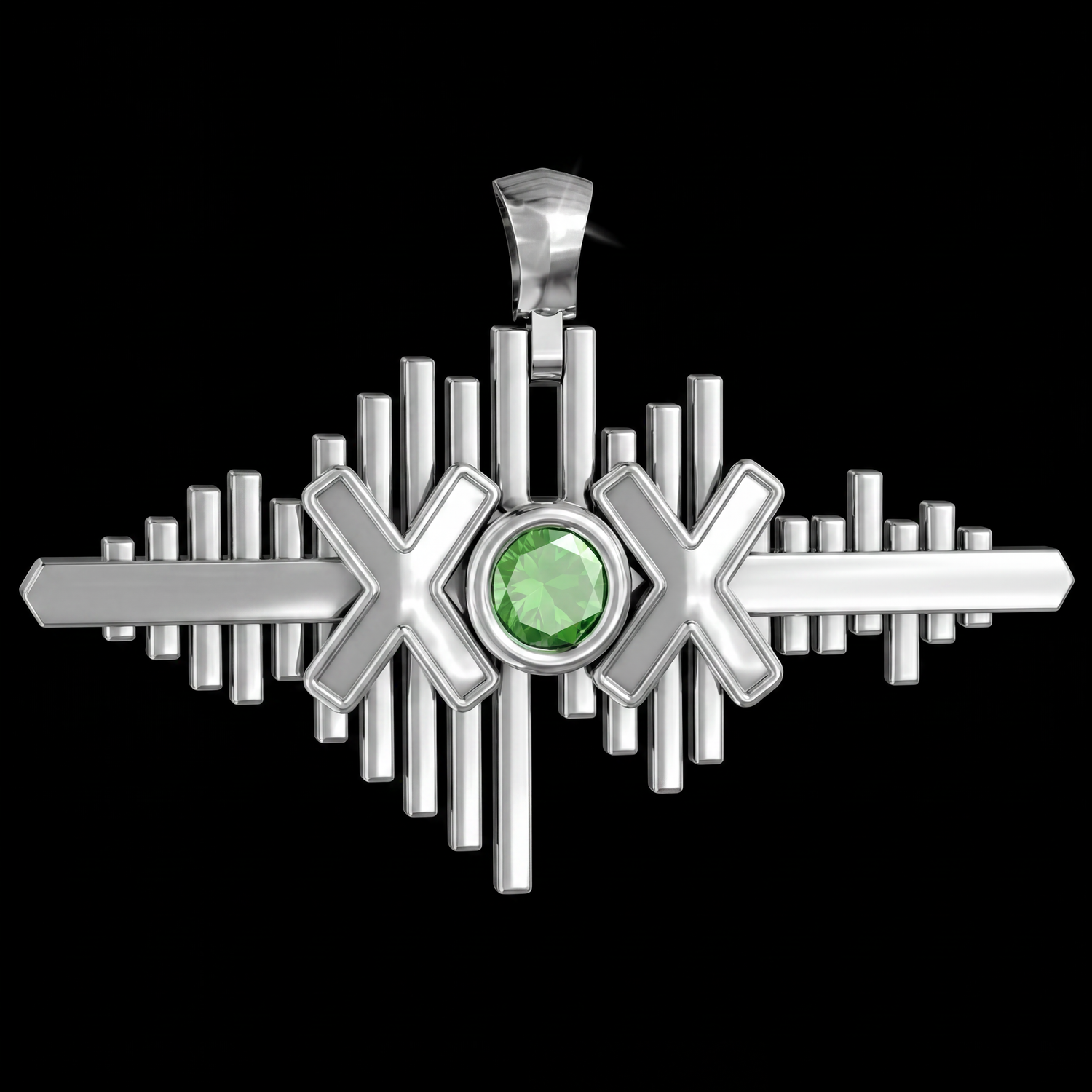 Dije Dos Equis Plata .925