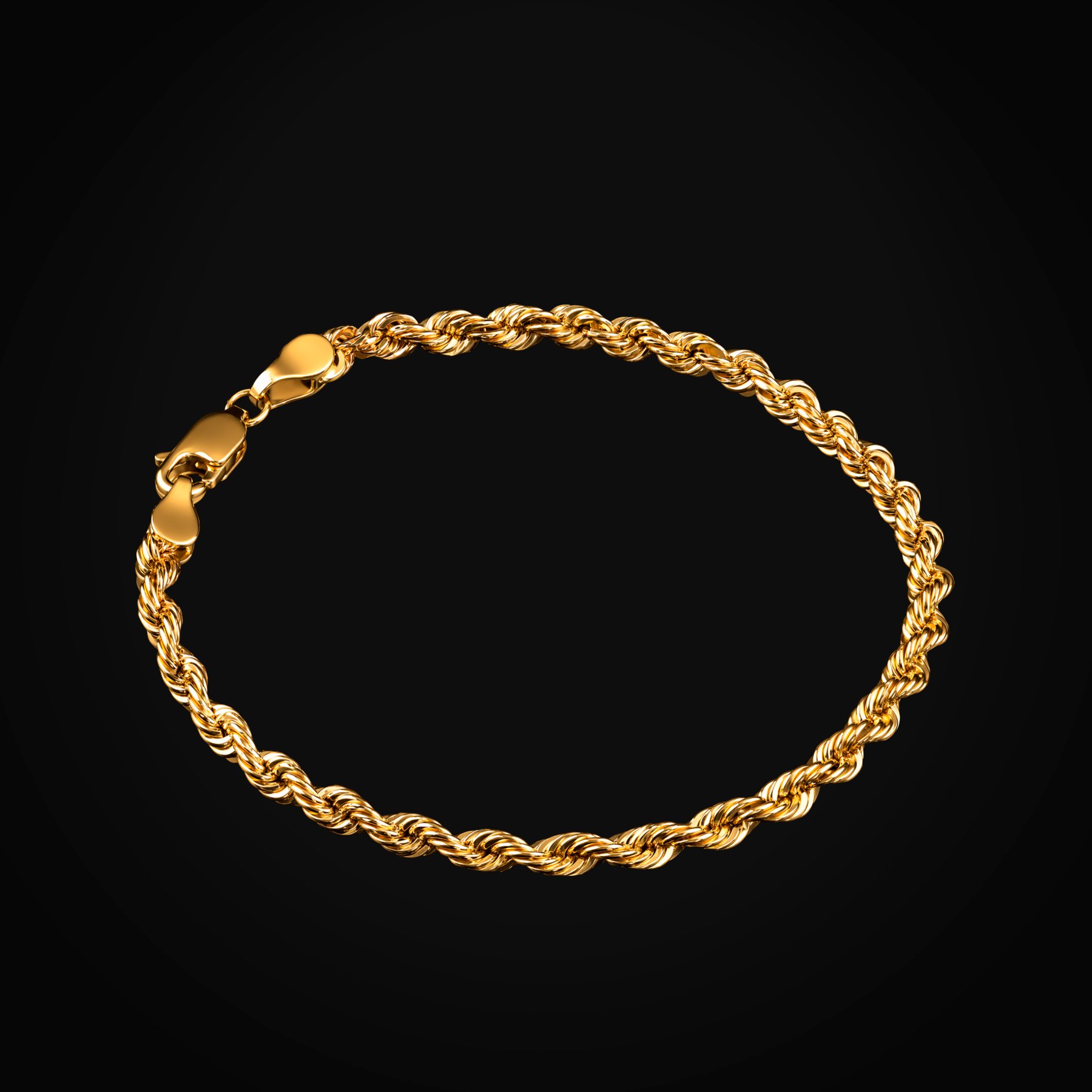 Pulso Oro 14k Tejido Torsal