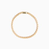 Pulso de Oro Amarillo 14k Tejido Chino