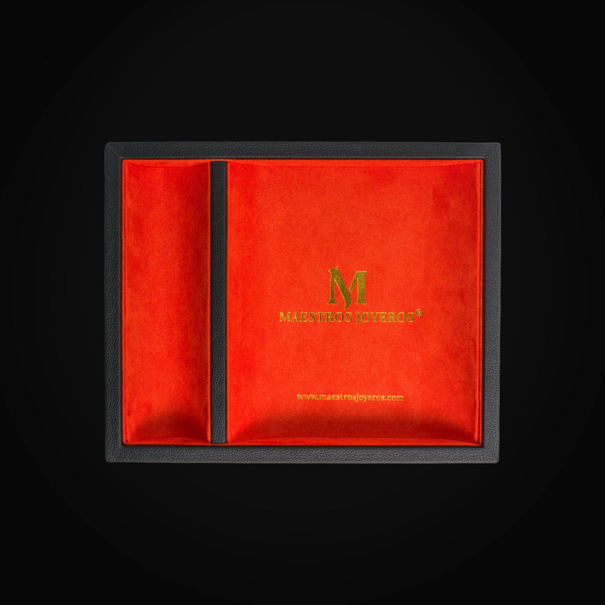 Bandeja de Joyería MJ de 2 Espacios | Organización y Elegancia