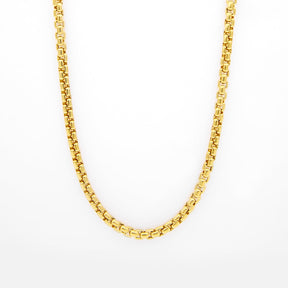 Cadena de Oro 14k Tejido Hollow Box