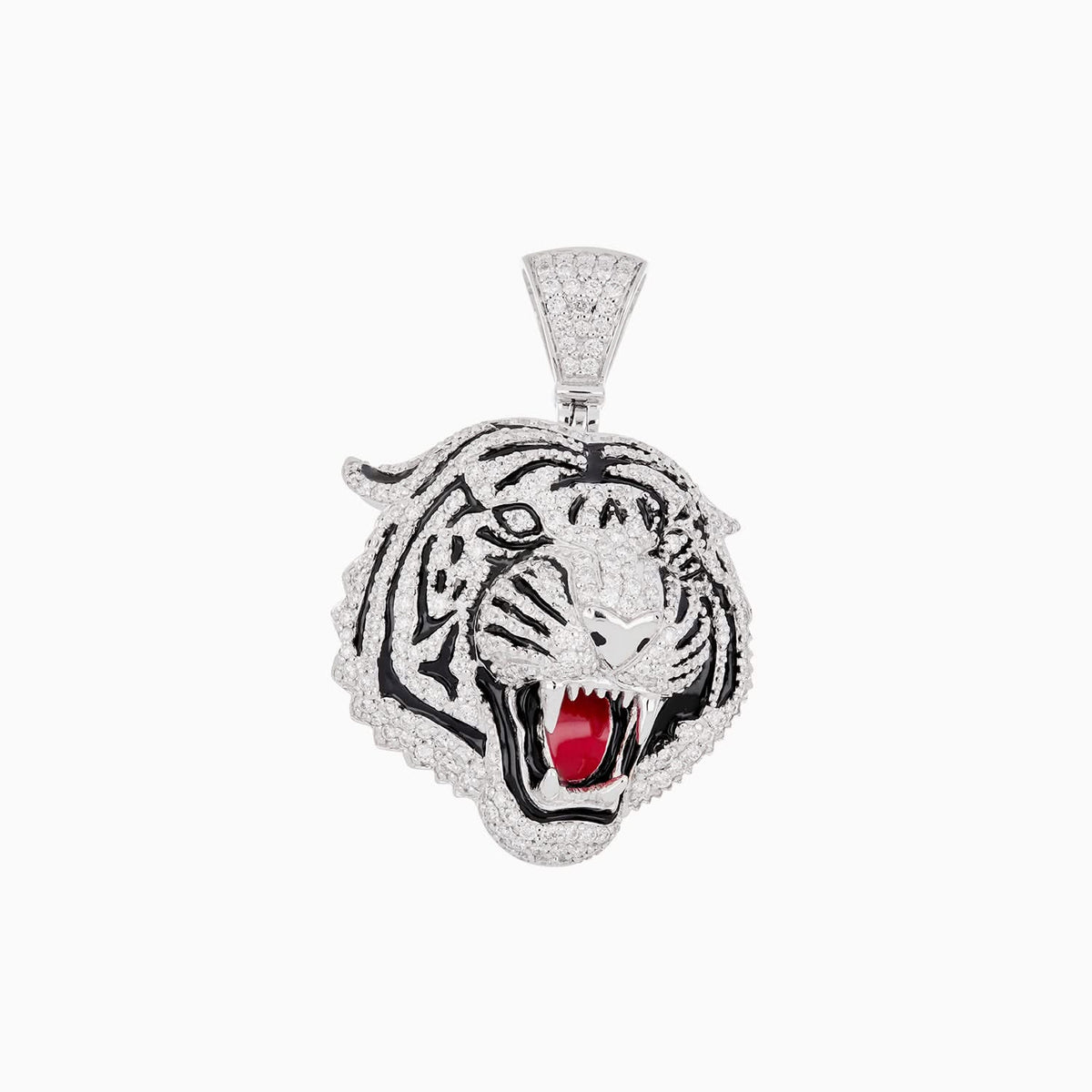 Dije Tigre 14k con Diamantes