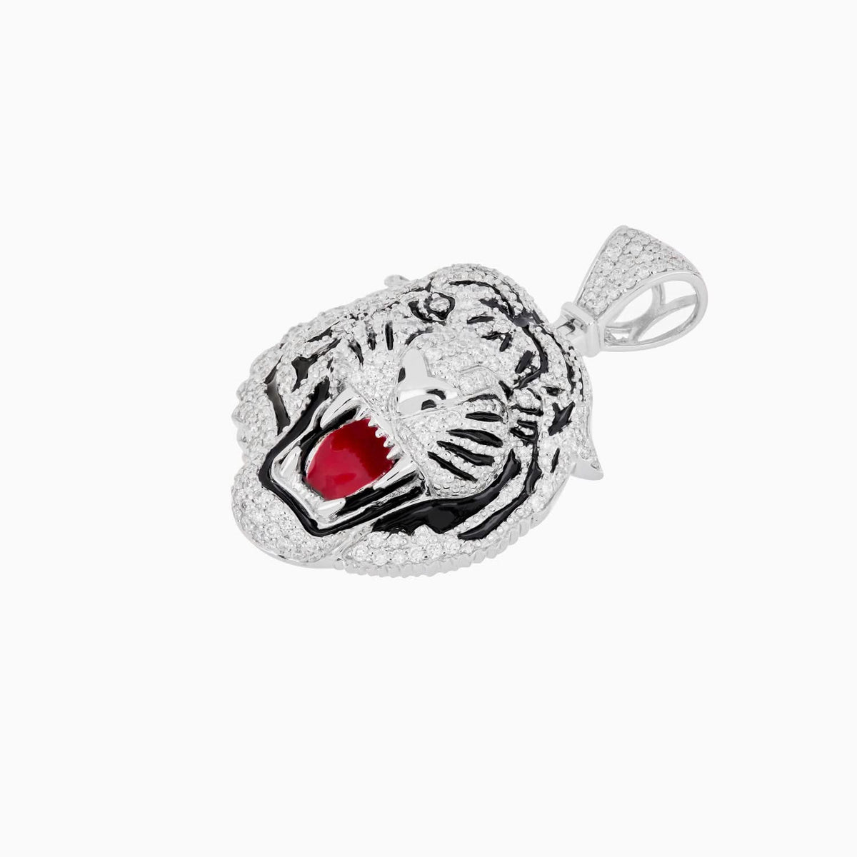 Dije Tigre 14k con Diamantes